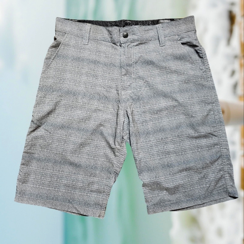 DISTORTION Tailored Fit grey shorts. Size 34. EXCELLENT CONDITION!